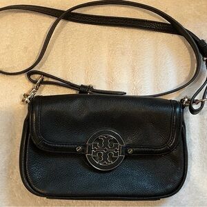 Tory Burch Black Leather Crossbody Bag very good condition